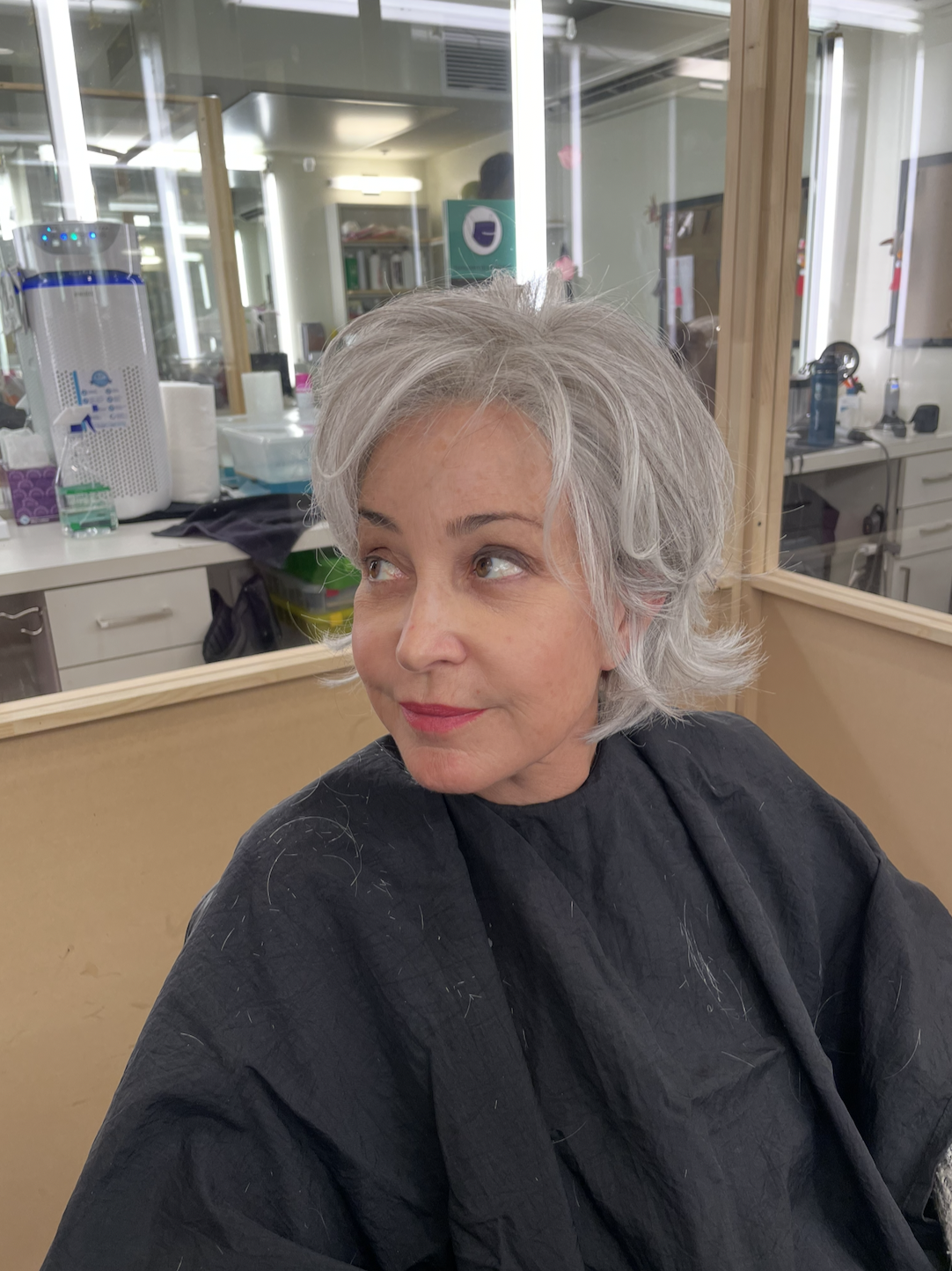 Annie Potts hairstyling by Laura LaRocca