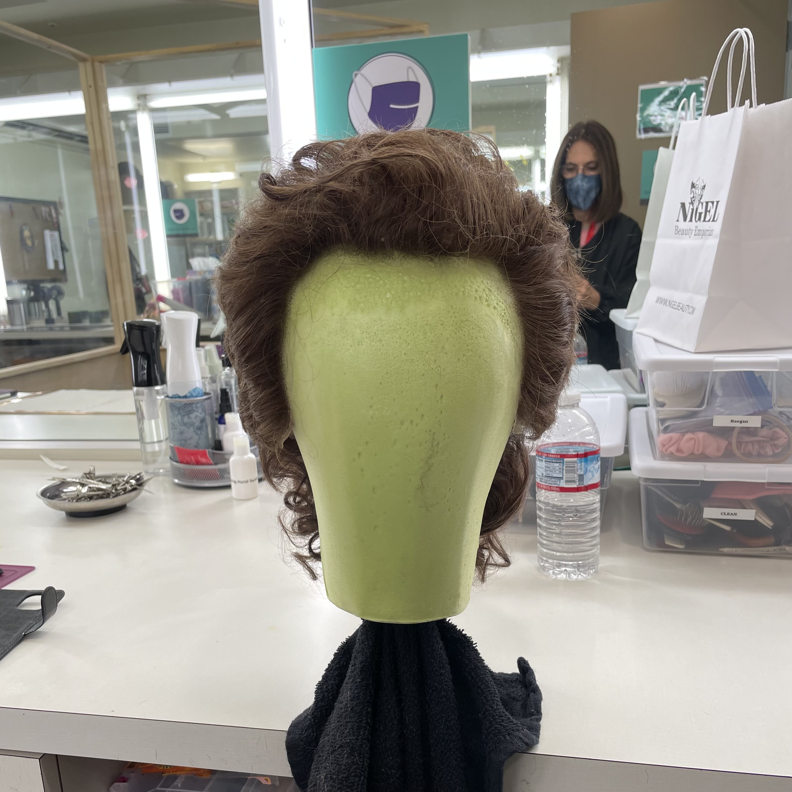 Custom wig construction for David Hasselhoff by Laura LaRocca