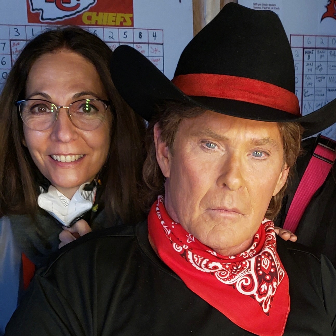 David Hasselhoff on-set hairstyling by Laura LaRocca