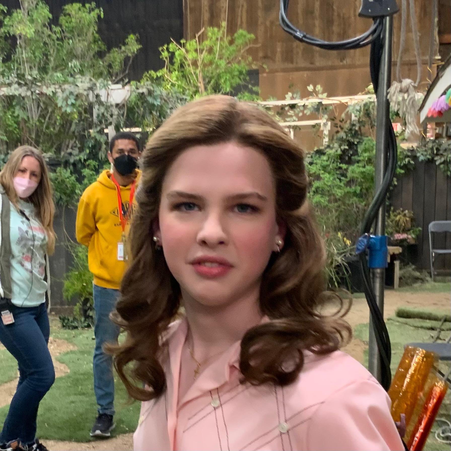 Young Sheldon character transformation of Sheldon as Mary Cooper by Laura LaRocca